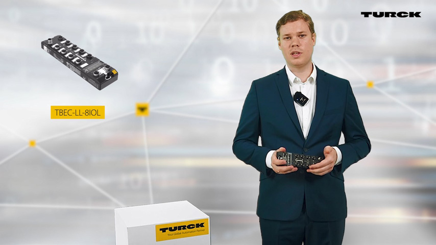 Elevator Pitch: EtherCAT blok-I/O met acht IO-Link masters