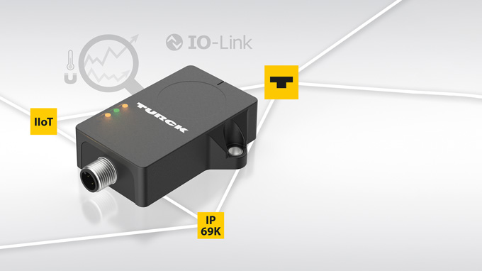 Magneetveld/temperatuursensor met IO-Link