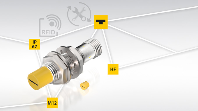  RFID-lees-/schrijfkoppen en -tags in miniatuurformaat